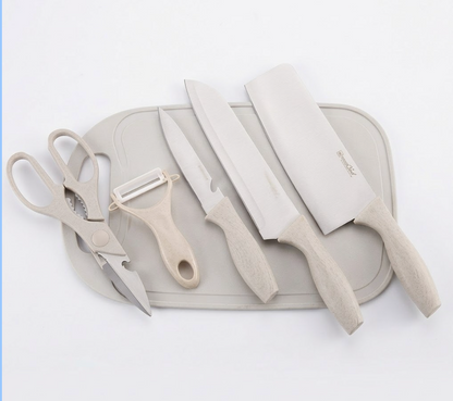 SET DE CUCHILLOS CON PEDESTAL