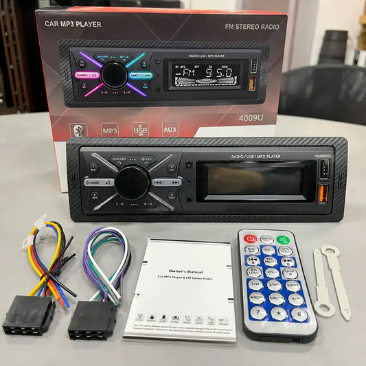 Radio Para Carro Bluetooth,  Llamadas,  USB MP3 Siri 1 Din