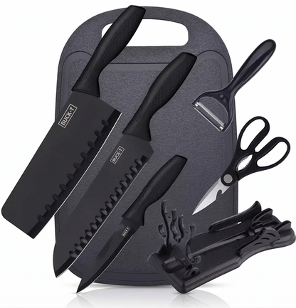 SET DE CUCHILLOS CON PEDESTAL