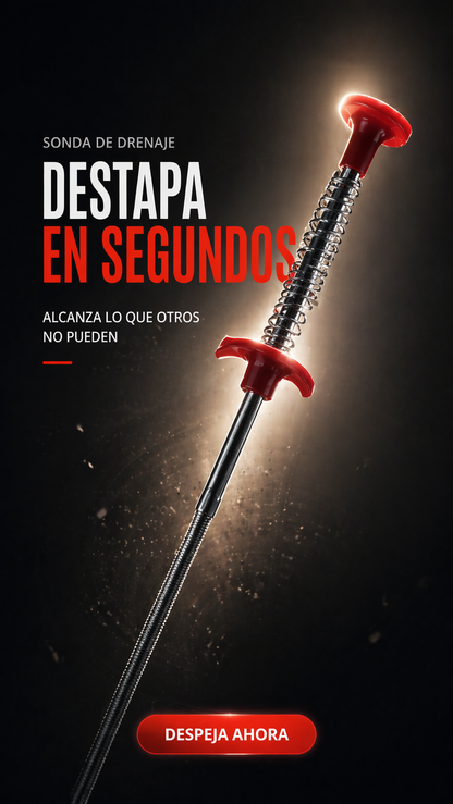 SONDA DE DRENAJE PARA SIFONES